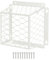 Grille anti-oiseaux en acier galvanisé – Couvercle d'aération pour sèche-linge | Couvercle de ventilateur extracteur de salle de bain | Écran d'aération pour sèche-linge | Protection contre les