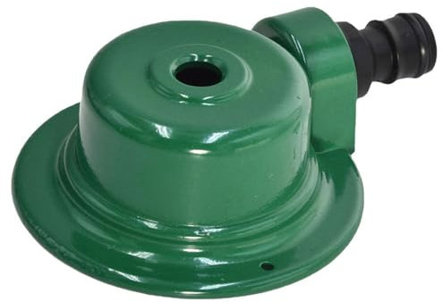 Aspersor de césped de metal para patio, riego de área pequeña a mediana de 360 grados, aspersor de jardín para riego agrícola, pulverización de césped