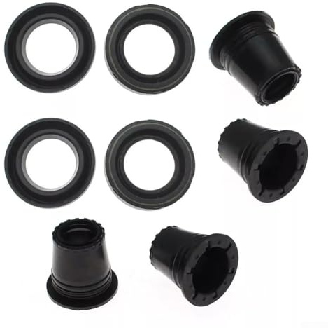 Yhenlovtt Ventildeckel-Reparatursatz 8-teilig ABS schwarz, OEM 5607251 98001142 55573764 98014752, für Opel für Astra H J für Corsa D für Meriva A B für Zafira B Motoren