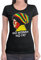 Coole Jamaika Merkel in Reggae Mütze - No Woman No Cry Damen T-Shirt Slim Fit Medium Schwarz