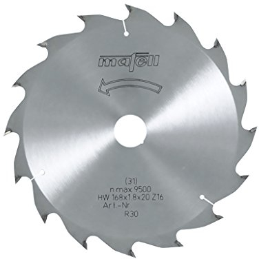 MAFELL LBA02171 Lame de scie au carbure 16 Dents Denture alternée 168x1.2/1.8x20 mm-92476