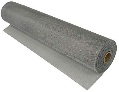 Tela mosquitera fibra vidrio gris rollo 30 metros (1.2 m)