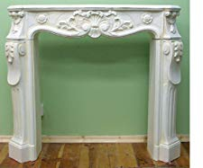 JV Moebel Kamin Dekoration Verkleidung Kamine Dekokamin Deko Wohnzimmer Edles Design 1840