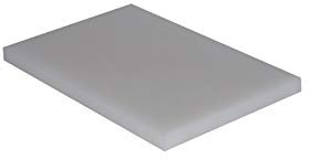 Denox 1 Tabla de cortar 300x200, hogar o profesional, color blanco, PEAD, talla única