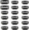 Dadabig 140 Stück Haarklammern, Clips, Clip für Haarverlängerungen, Clips aus Metall, U-Form für Haarverlängerungen, Basteln, Schwarz