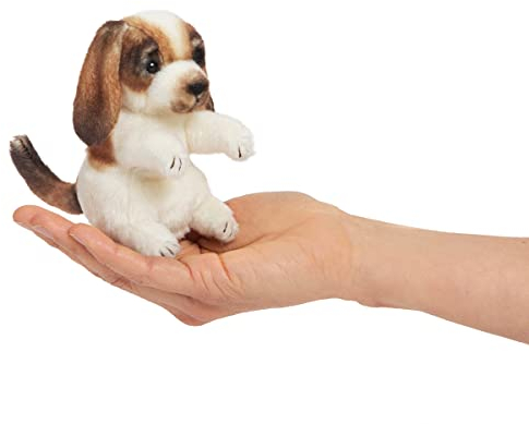 Folkmanis Mini Dog Finger Puppet