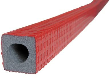 PE Rohrisolierung rot eckig Größe 28 mm / 25 mm