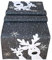 texpot Tischläufer 40 x 85 cm grau weiß Silber, lustiger Elch, Rentier, Tischdecke, Weihnachten Weihnachtsdeko Weihnachtstischdecke