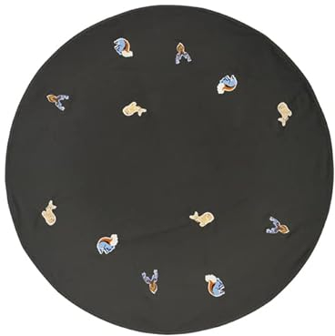 broste Copenhagen 71210242 Deer Weihnachtsbaumdecke Forest Green 120 cm