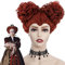 GIMOCOOL Hocus Pocus Kostüm Winifred Perücke, rotbraune Perücken für Frauen Damen Halloween Kostüm Cosplay Perücken, Cosplay Winifred Sanderson Perücke inspiriert von Hocus Pocus kurz braun