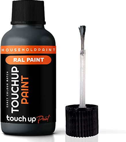 Xtremeauto RAL 7016 Anthracite Grey Touch Up Paint, Perfect For Household Appliances, Radiators, Doors, Windows, Skirting, Brush In Lid (Touch Up Bottle)