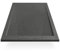 EGO INTERIORS Premium Design Duschwanne 120 x 70 cm Schieferoptik, Grau Matt, Flache Anthrazit Duschtasse aus Mineralguss, Rutschfeste Struktur, Superflach, Rechteckiges Duschbecken