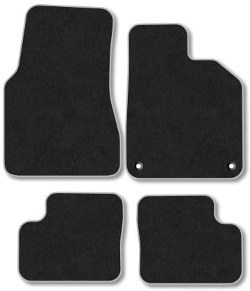 Renault Twingo (2014-2021) Carpet Car Mats | Grey Edge Trim Tailored Fit Floor Mats Full Coverage Protection Accessories Easy Clean Anti Slip Made in the UK