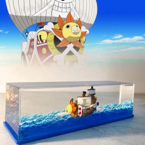 Tuzsocr One Piece Model Ship,Black Pearl Pirate Ship,Titanic Toy Cadeau,Modèle Fluide de Bateau de croisière en Acrylique,Soulagement du Stress,pour Ornement de Bureau de décoration (Style 4)