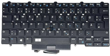 T-ProTek DEUTSCHE - Tastatur Ohne Rahmen mit Beleuchtung kompatibel für Dell Latitude E7450-9929