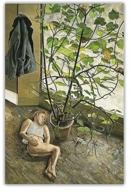 Zchdk Yhdesh Lucian Freud Poster Interior at Paddington, Leinwandgemälde, Lucian Freud, Wandkunst für Wohnzimmer, Dekorbild, 60 x 80 cm, ohne Rahmen