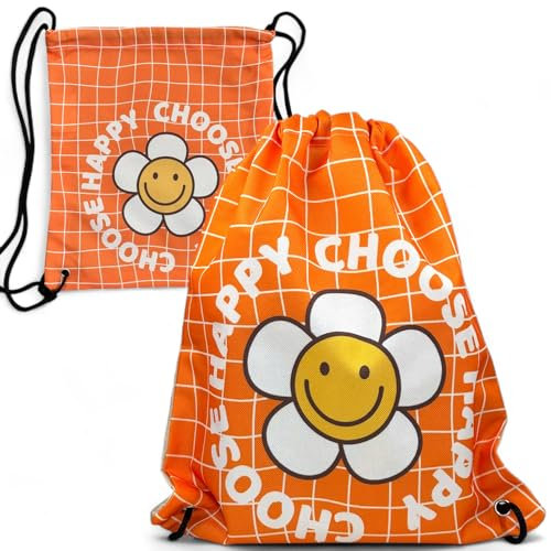 MIJOMA Bunter Turnbeutel Sportbeutel - Leichter Rucksack für Kinder, Ideal für Sport, Schule & Reisen, 34x31cm, Kordelzugbeutel aus strapazierfähigem Polyester (Choose Life)
