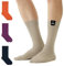 von Jungfeld - 1 Paar Herren Socken aus Bio-Baumwolle - Strumpf Herrensocken in Gr. 43-46 Light Taupe