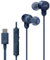 JVC HA-FR29UC-A - USB-C Ohrhörer, DA-Wandler, Hi-Res-Audio, Mikrofon mit Stummschaltung, Bequeme Silikon-Ohrstöpsel, 3-Tasten-Fernbedienung, Plug & Play für PC/Smartphone/Gaming, Farbe Blau