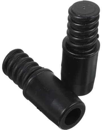 GRADENEVE Broom Extension Pole Adapter Tips, 2pcs Broom Handle Threaded Ends Replacement Accessories for Sweeping Extension Pole Attachments 22mm