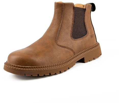 EJIMUQO 2024 Stivali Bianchi Uomo Da Caseificio Sopra Ginocchio Stivaletto Nero Matrimonio Moto Enduro 43 Stivaletti Neri Lacci Alti Tacco