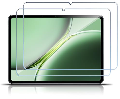 Haofun Protector Pantalla Compatible con OPPO Pad 3 Pro/OnePlus Pad 2, 2 Piezas 9H Dureza Anti-Arañazos Cristal Templado, Ultra HD Transparente Protector de Pantalla