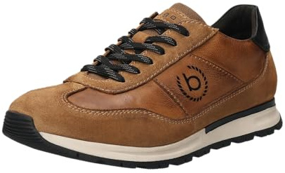 bugatti Herren Businessschuhe, Männer Schnürer,schnürschuhe,Anzugschuhe,Budapester Style,elegant,Office,büro,Freizeit,Cognac/Cognac (6363),43 EU/EU UK
