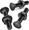 SWTYExt 25 Piezas Tornillos de Cerradura M5x30mm Tornillos Cabeza Plana Acero Inoxidable 304 con Tuercas de Brida M5 DIN 6923 para Decoración Hogar Construcción Maquinaria Industrial