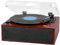 Trevi TT 1030 BT Tocadiscos con Mueble de Madera, conexión Audio inalámbrica Entrada/Salida, Reproductor de vinilos 33/45/78 RPM, Salida RCA, Altavoces incorporados