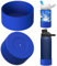 Linkidea 2 Pack Water Bottle Boot Compatible with CamelBak Eddy+20oz/25oz, Chute Mag 20oz/25oz, Carry Cap, Silicone Anti-Slip Bottle Bottom Bumper Protector (Navy Blue)