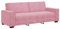 vidaXL Canapé à 3 Places Rose 180 cm Velours, canapé, canapé Trois Places, canapé 3 Places en Velours, Divan, canapé en Velours