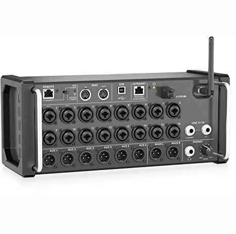 Mesa Mezclas, XR16/XR18/MR18 Consola de grabación de estudio de mezcla digital profesional de 16/18 canales Dj Studio Mezclador digital(XR18)