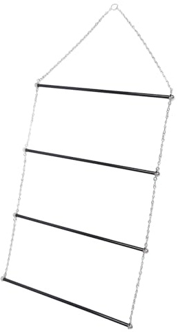 Bewinner Robuster, Verstellbarer Satteldeckenständer mit 4 Ebenen, Faltbarer Aufbewahrungs-Organizer aus Metall für Pferdedecken, Wand- und Türmontage, Sattelkammer, Stall, Zuhause