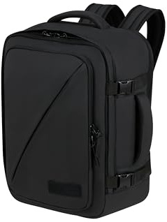 American Tourister Rucksack Reisetasche mit Laptopfach Take2Cabin Casual Backpack Puff 26,5L Black Code schwarz