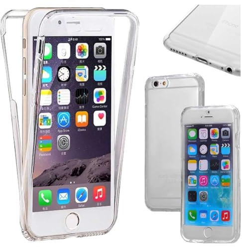 ebestStar - kompatibel mit iPhone 6 Hülle iPhone 6S Integrales Silikongel Gehäuse Handyhülle Schutzhülle Full TPU Case Cover, Transparent [iPhone: 138.1 x 67 x 6.9mm, 4.7'']