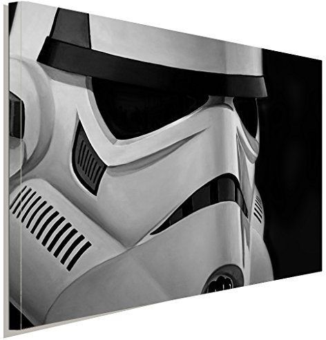 LaraArt Bilder Stormtrooper Star Wars Leinwandbild LaraArt Studio Wanddeko Wandbild (40x30 cm)