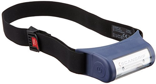 Scangrip 307.70, Stirnlampe I-View, Plastik, schwarz/Blau, 10.5 x 5.2 x 4.3 cm