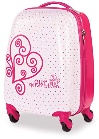 Our Generation – Kindergepäck – Reise-Set – Rollkoffer – Ausziehbarer Griff – Spielzeug für Kinder ab 3 Jahren – Kinder Trolley