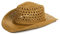 JINTN Men West Cowboy Hat Wide Brim Straw Bucket Hat Summer UV Protection Sun Hat Foldable Roll up Panama Fedora Hat Packable Straw Beach Travel Hat