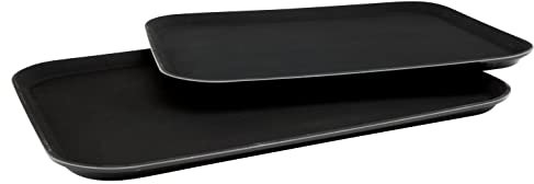 Beaumont Bandeja rectangular antideslizante de 35,56 x 45,72 cm