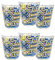Arca Bicchieri d'Acqua in Vetro | Set da 6, Colorati | Made in Italy | Collezione Vietri | Lavabili in Lavastoviglie e Resistenti agli Urti | 27cl
