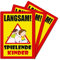 3 Stück Langsam ! spielende KINDER Schild 20 x 30 cm aus stabiler PVC Hartschaumplatte 3mm mit UV-Schutz von STROBO