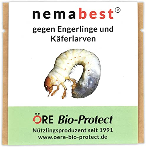 nemabest® HB Nematoden für 30m² (15 Mio.) gegen Engerlinge und Käferlarven vom Gartenlaubkäfer, Junikäfer, Maikäfer u. a.