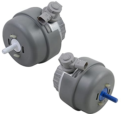 Flynsu Paar Motorlager Elektrisch Schaltbares Hydrolager Kompatibel mit 2.7 2.8 3.0 3.2 TDI 2004-2011 4F0199382BL 4F0199379BH