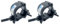 Quick O truss lighting clamp Fit 1.26-1.38 heavy duty aluminum alloy 165 LBs Hook Clamps for DJ lighting truss clamps (Black) (2PCS)