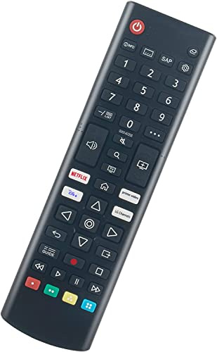 AKB76037601 Replaced Remote for LG Smart TV 70UP7070PUE 43UP7100ZUF 43UP7560AUD 55UP7100ZUF 55UP7560AUD 50UP7100ZUF 50UP7560AUD 65UP7100ZUF with DSY+,Prime Video,Netflix,Channel Buttons