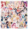 50 Stück Anime Sexy Girl Aufkleber Vinyl Erwachsene Bunny Girl Stickers,Laptop Wasserflasche Fahrrad Skateboard Motorrad Gitarre Computer Wasserdicht Ästhetisch Aufkleber für Jugendliche Kinder