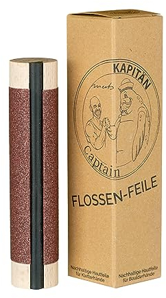 KAPITÄN OHLSEN Flossen-Feile - Hautfeile mit austauschbarem Schleifpapier - grobes und feines Schleifpapier enthalten
