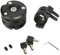 Hamburg Lock Folding Anti-theft Mountain Bike Biking Safety Locks Mount Bracket with 3 Keys Kit Accessories