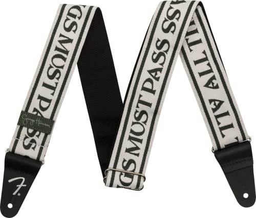 Fender All Things Must Pass Logo Strap White - Gitarrengurt